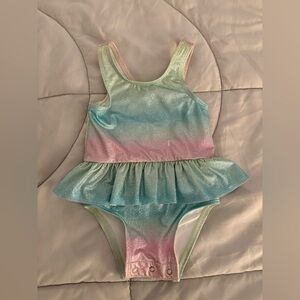 Old Navy Mermaid swimsuit 6-12 M